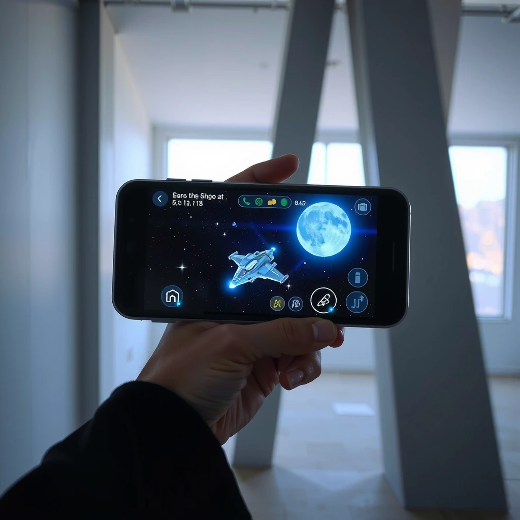 Space Shooter Game Interface